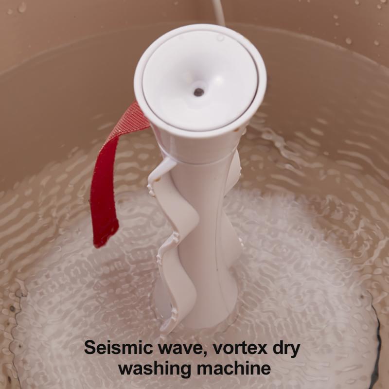 Ultrasonic Whirlpool Washing Machine Mini Portable Travel Washer Underwear Socks Small Super Shock Wave Washing Machine