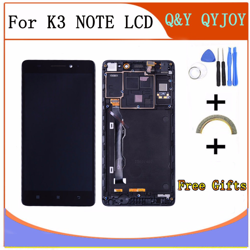 Voor Lenovo K50 K50-T5 K3 Note LCD Display Touch Screen Digitizer Vergadering met Frame Vervanging K3 Note Display