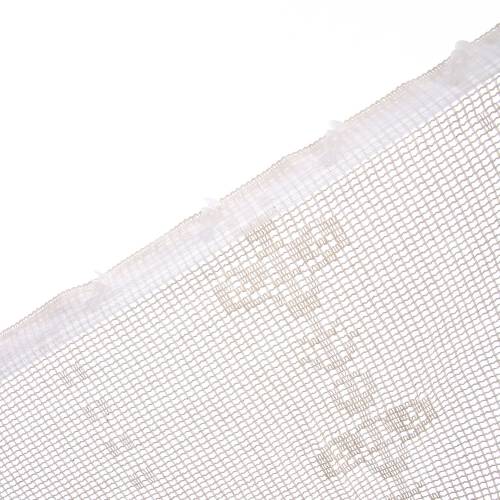 The 70x220 Size--Buldan Makrome Tulle Curtain Authentic Natural Weave Hand-Crocheted
