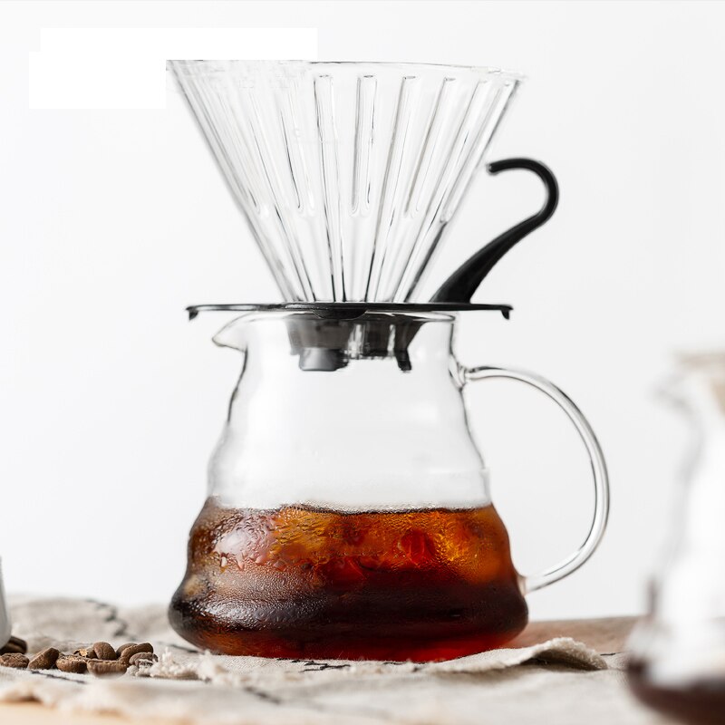 400ml/600ml/2 cups Classic Espresso Coffee Maker funnel style Pour Over Coffeemaker Coffee Machine Filter Coffee Pot barista: style9-600ml
