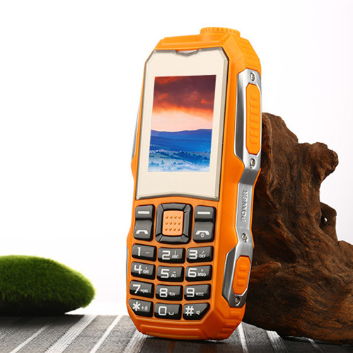Mini Robuuste Mobiele Mobiele Telefoons Dual Sim-kaarten FM MP3 MP4 Russische Keybord Grote Knop Grote Geluid Goedkope Telefoon Calculator zaklamp