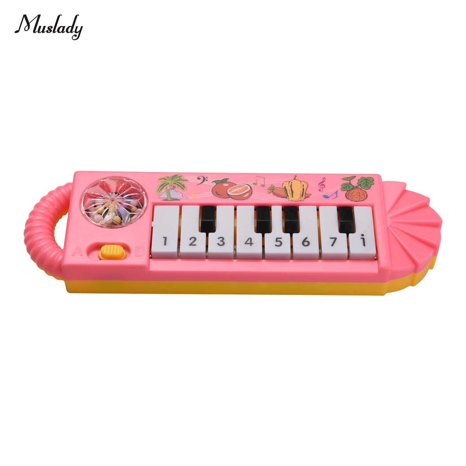 Muslady – Mini jouet de Piano électronique à 8 touches pour enfants, éducation musicale précoce