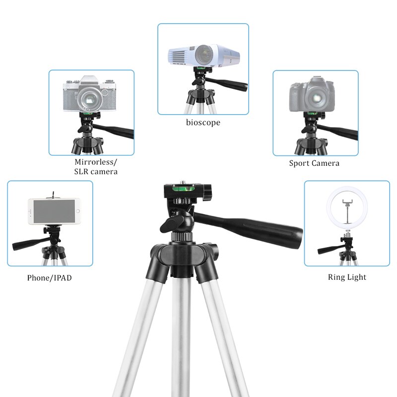 102/132/152cm Flexible Mobile Tripod Stand For Smartphone Dslr Camera Tripod Holder With Bluetooth Remote For Selfie Photography