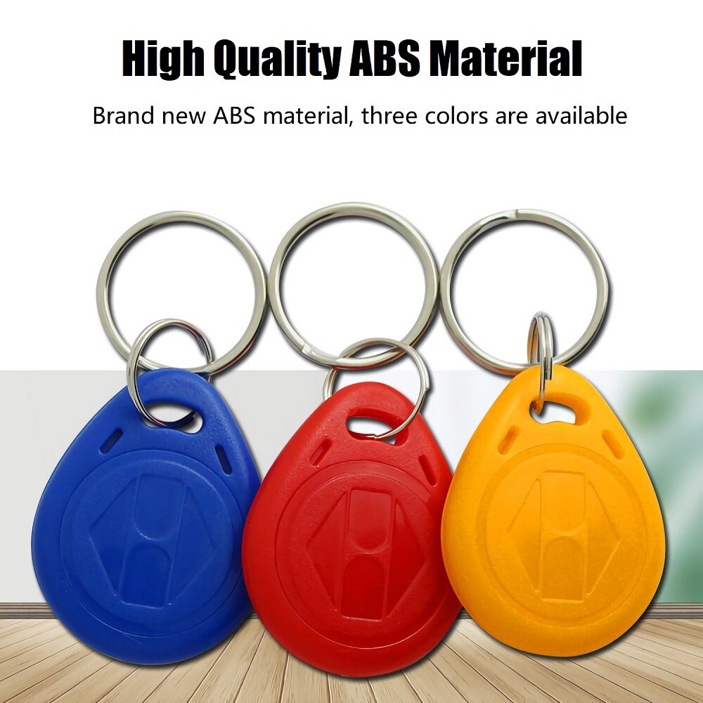 Porte-clés RFID 125Khz, 2/5/10 pièces, copie réinscriptible, identification EM T5577, étiquette, anneau, carte d'accès, jeton de proximité