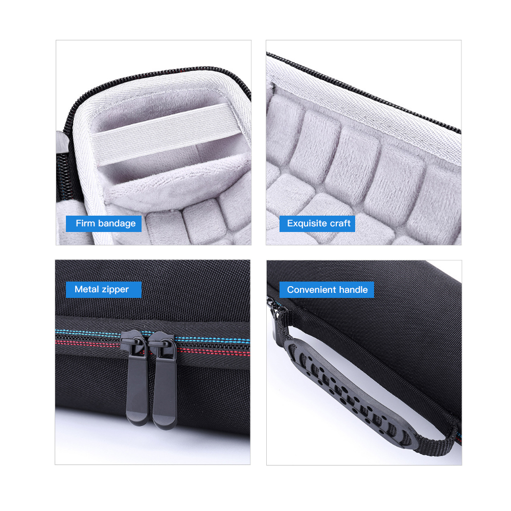Carring funda BT altavoz duro EVA funda con carcasa a prueba de golpes y forro suave funda protectora de viaje
