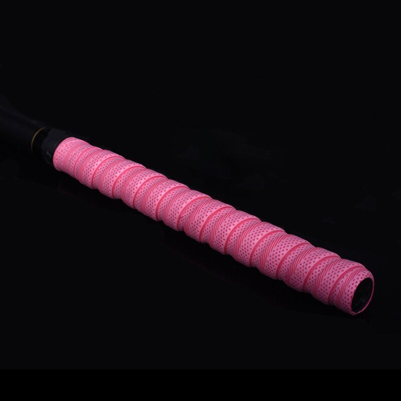 Vendita calda canna da pesca impugnatura avvolgimento cintura multiuso antiscivolo e assorbente sudore Badminton racchetta nastro NOV99: Colore rosa