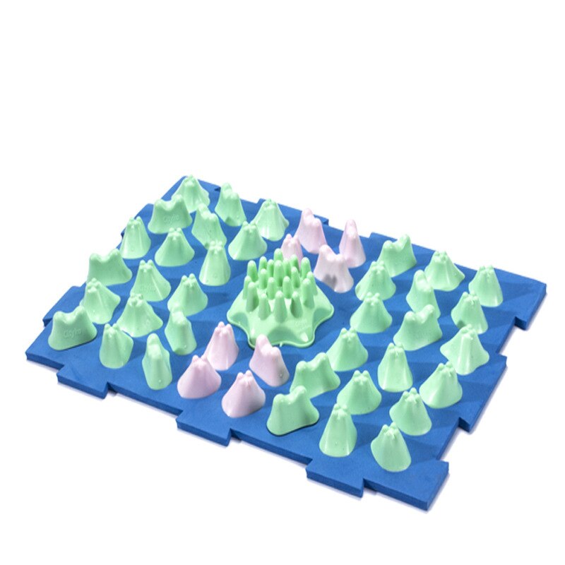 1Pc Reflexologie Voetmassage Pad Teen Druk Plaat Mat Bloedsomloop Shiatsu Mat