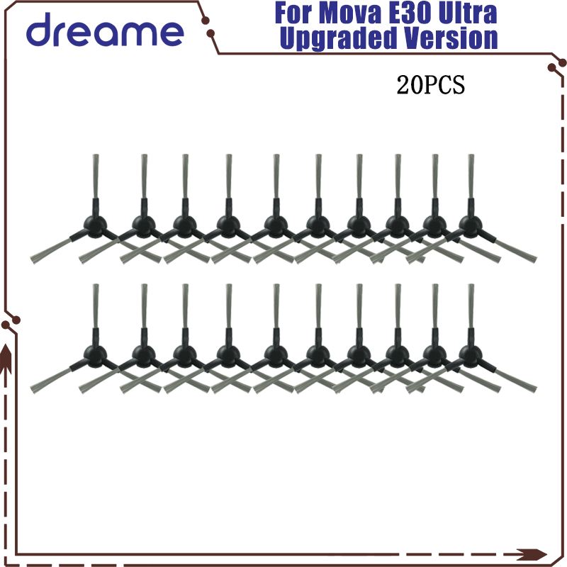 Dreame Mova E30 Ultra / Trouver E30 Ultra piezas de vacío rodillo Tricut principal Cepillo Lateral filtro Hepa paño de mopa bolsa de polvo: Verde claro