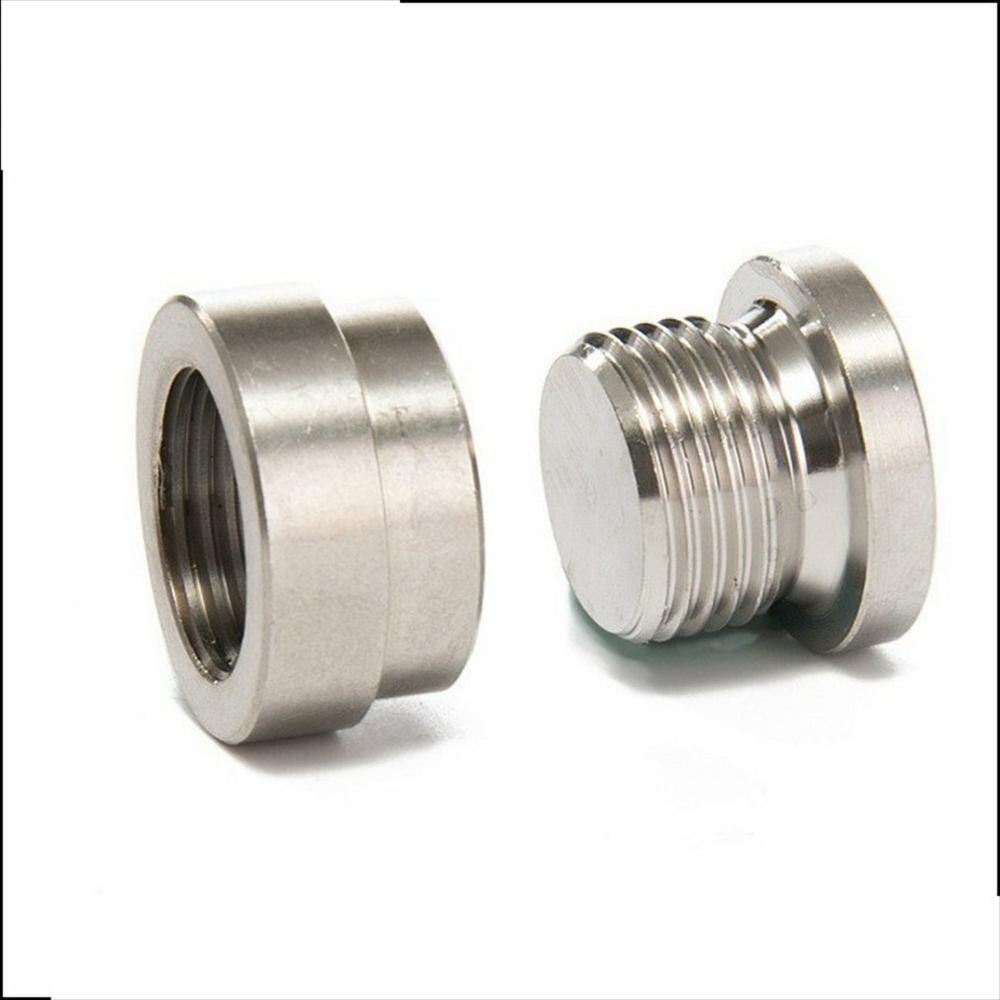 Universele Zuurstof Sensor Hex Plug Schroef En Moer 304 Rvs Zuurstof Sensor M18x1.5 Uitlaat Weld