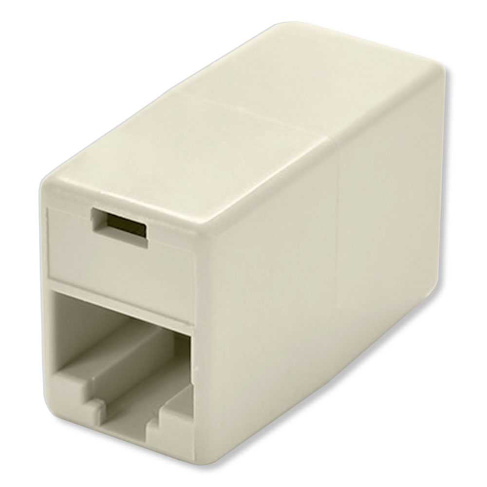 Acoplador de Cable RJ45 Beige Cat 8 7 6a 6 5e 5 Adaptador 1000Mbps Doble Hembra Módulo Alargador Extensor Ethernet LAN