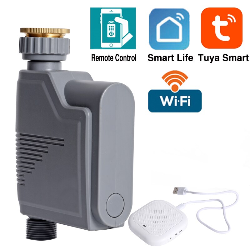 WIFI Connect Tuya Smart Home Watering Timer Irrigation timer Soil Moisture Sensor Garden Irrigation Controlle System