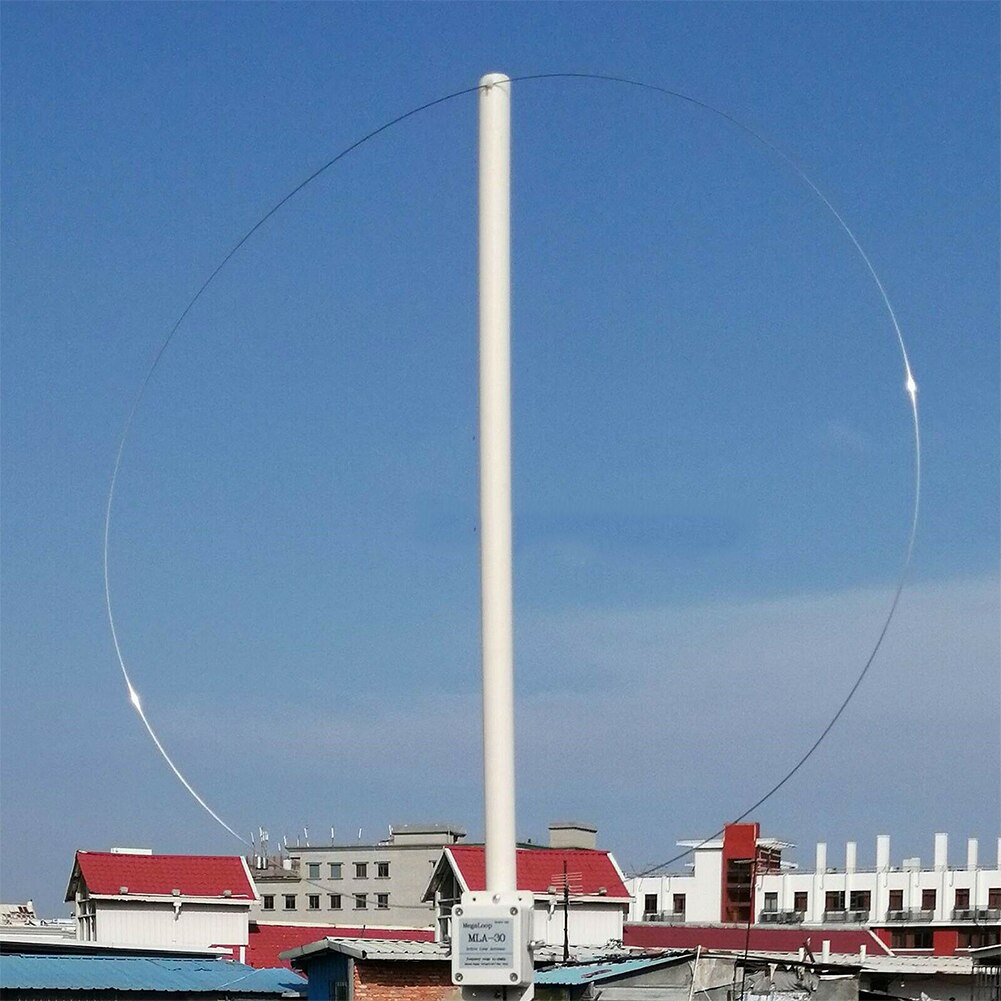 Mla 30 100Khz-30Mhz Snr Verhouding Verbeteren Ring Actieve Regendicht Loop Roterende Ontvangen Antenne Laag Geluidsniveau Breedband medium Korte Golf