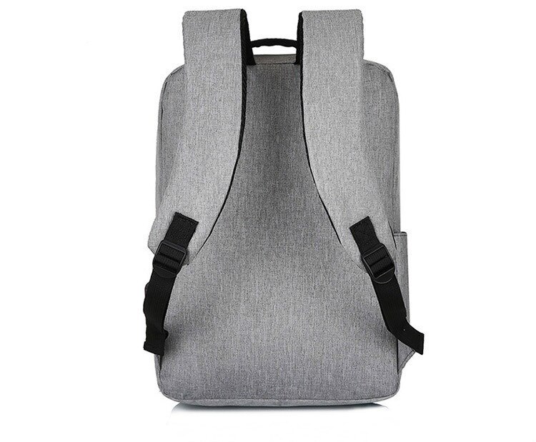 Negócios simples lazer computador mochila com porta usb homens moda negócios bolsa para computador portátil estudante saco de viagem