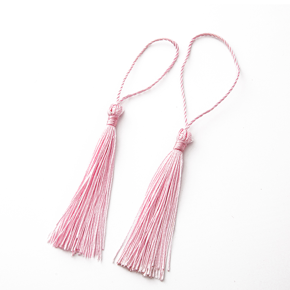 20 unids/lote marcapáginas flecos de borlas para colgantes hechos a mano DIY llavero artesanías accesorios para hacer joyas dijes suministros de Material