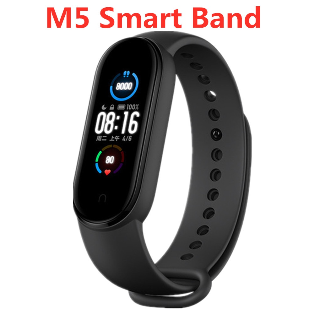 Smart Band M5 Smart Bracelet Blood Pressure Heart Rate Monitor Fitness Tracker Bluetooth M5 Band Men Women