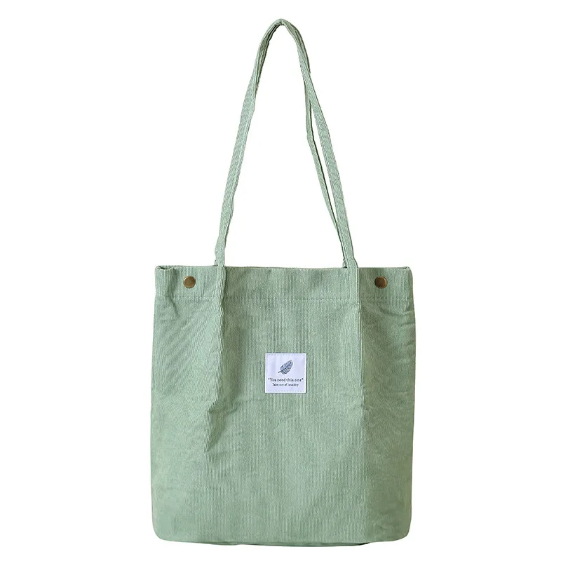 Bolso de hombro de pana Canva, bolso de mano artístico versátil transfronterizo, , portador de campus de estilo coreano: Morado