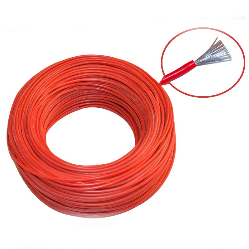 20M 12K 33ohm/m Infrared Underfloor Heating Cable System 3mm 110m Concrete Engineering Materials Farm equipmentd9