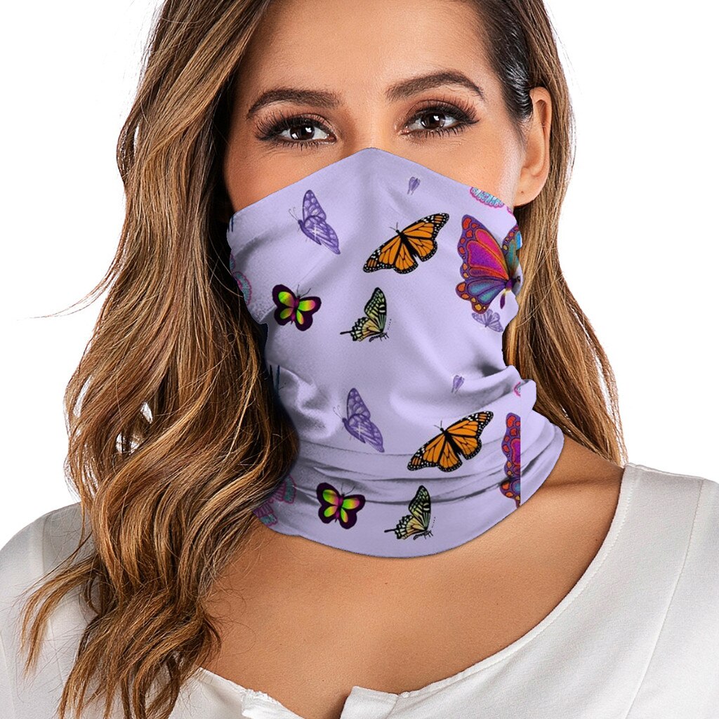 Face Bandana Scarfs Unisex Rave Bandana Neck Gaiter Tube Headwear For Women Men Face Scarf Scarf Top Scarf For Face Women#T2