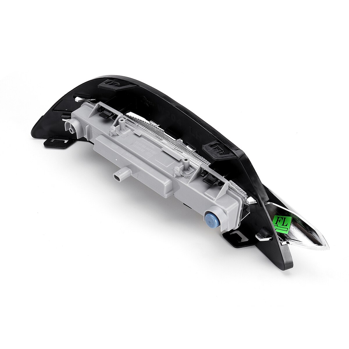 1 pari led drl branco luz de circulação diurna âmbar turn signal luzes de nevoeiro para mercedes-benz c-class w204 2011 2012 2013