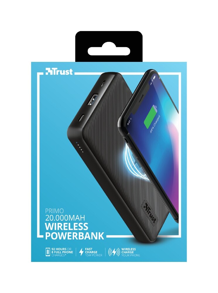 Vertrauen 23565 Primo kabellos Energie 20,000 mAh