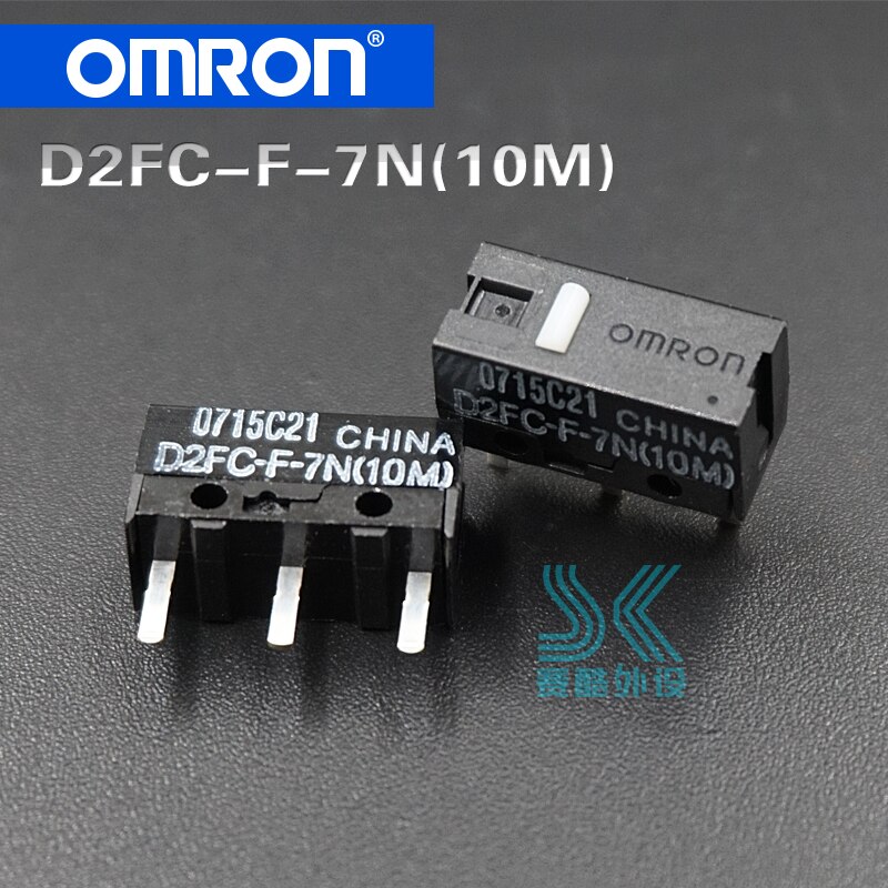 OMRON-microinterruptor de ratón, D2FC-F-7N, 10M, 20M, D2FC-F-K(50m), FL-NH, D2F-F, D2F-01FL, D2F-01F-T,: D2FC-F-7N(10M)