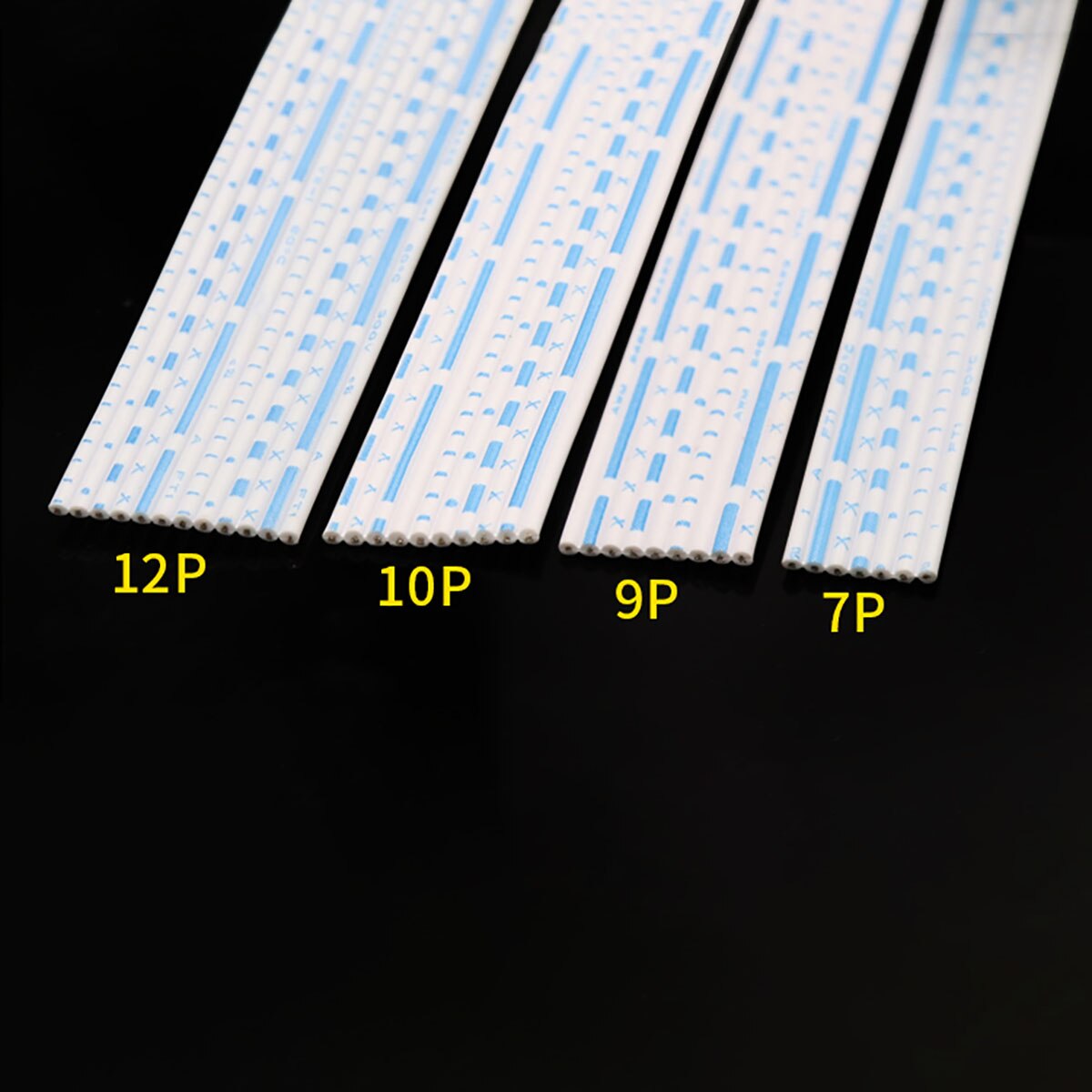 10M UL2468 24AWG Electron Wire6 7 8 9 10 12 Pins Extended Power Connect Cable PVC Insulated Copper Blue White Multiple Cores