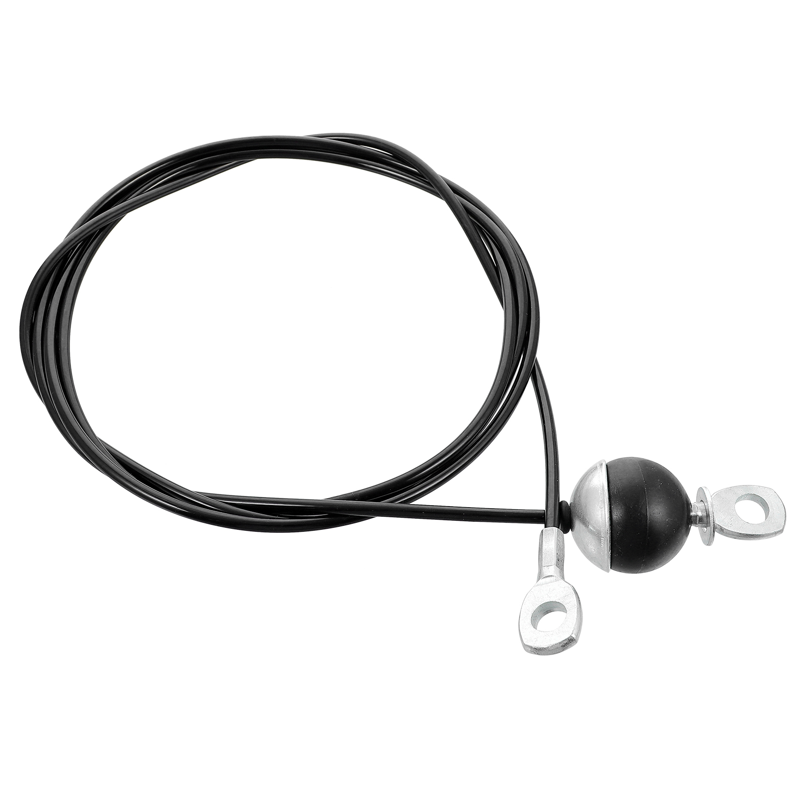 1pc fitness pulley ropes for diy home gym equipment, fitness steel wire (black): 250 x 4cm