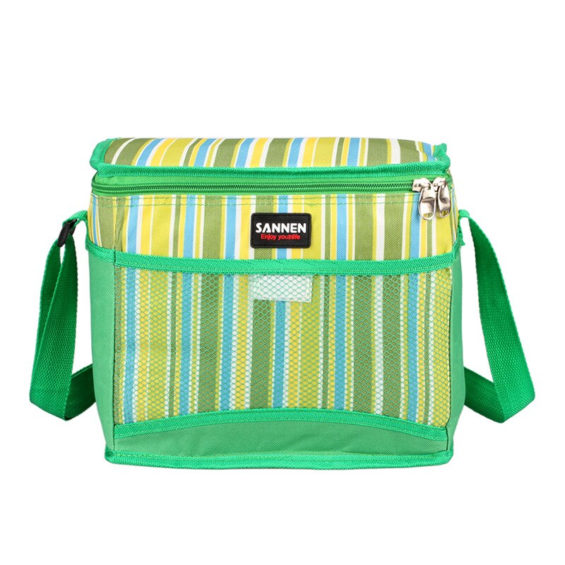 GUMST 10.5L Picknick lunch tas geïsoleerde koeltas ijs zak lunch box koeltas: green