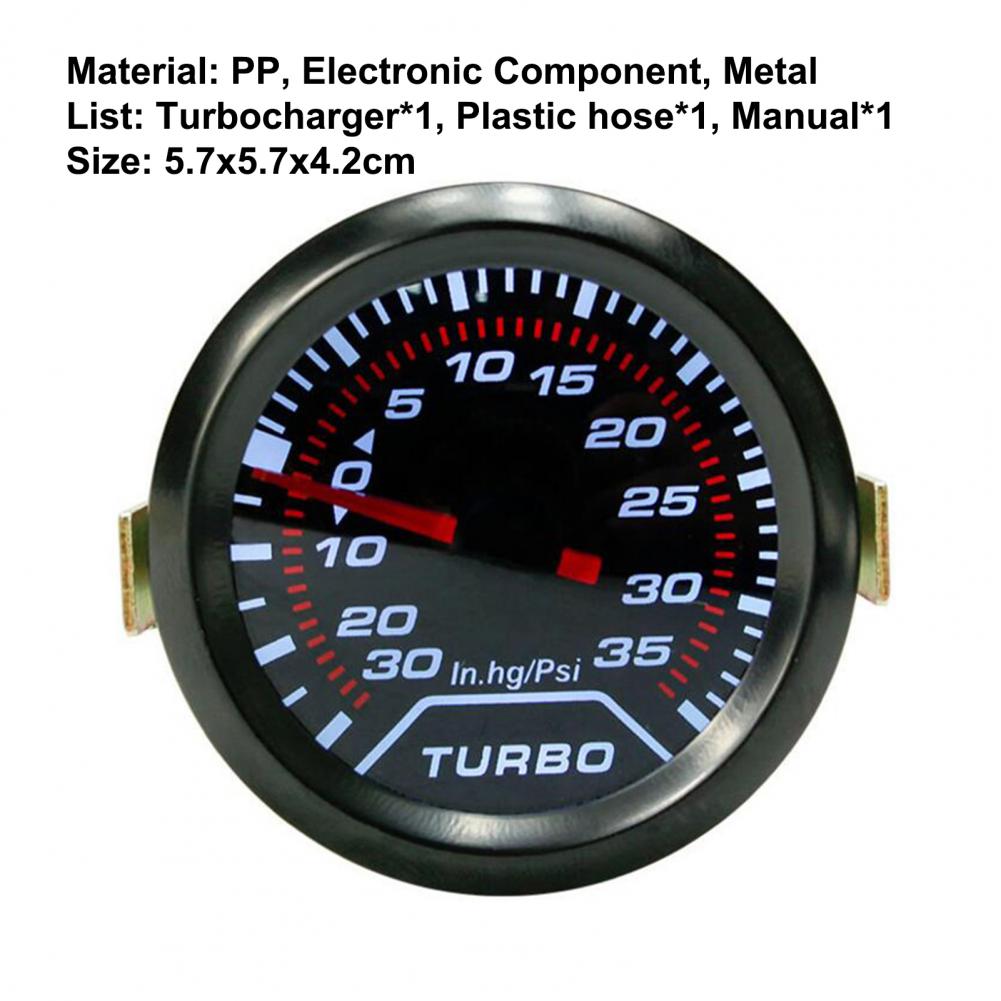 Jauge de pression Turbo pour SUV, jauge de haute précision avec affichage numérique, 52mm PSI