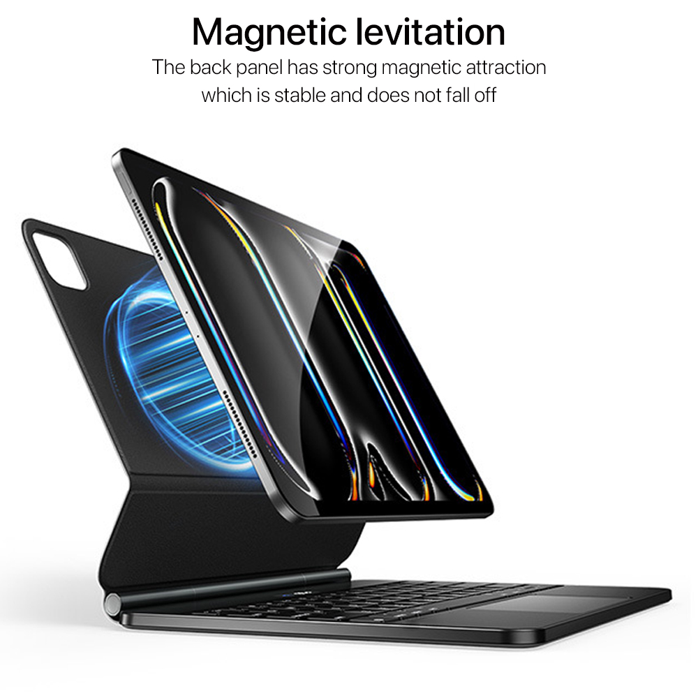 For Ipad Keyboard Case For Ipad 10th 11in 12.9in Magnetic Magic Keyboard Backlit Bluetooth Wireless Keyboard Ipad Accessories