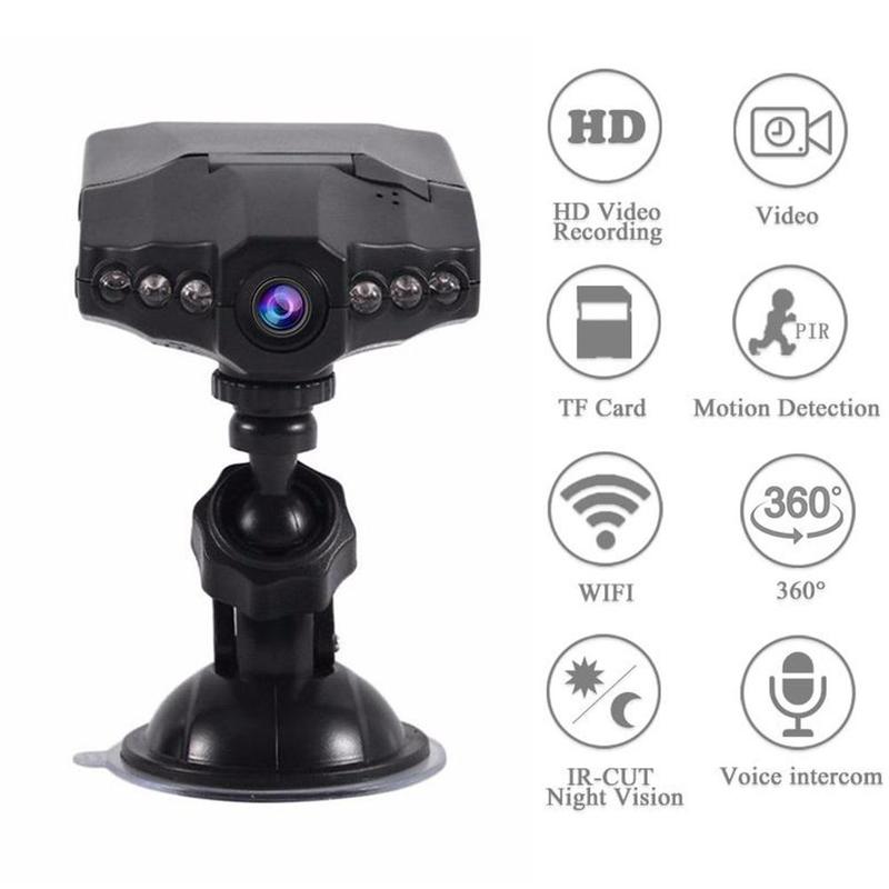 Dash Cam DVR Car Camera Recorder Wide 270 Degrees Rotatable Dash Camera Video Recorder Car DVR Camera
