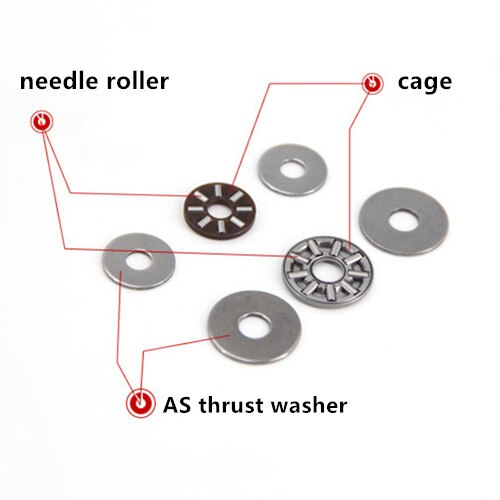 50sets plane thrust bearings AXK3552 + 2AS 3552 ax... – Vicedeal