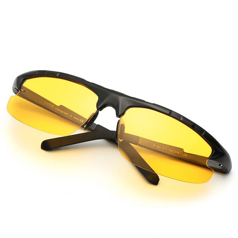 Nattesyn briller polariserede kørselsbriller mænd antirefleks briller gule  uv400 briller gafas
