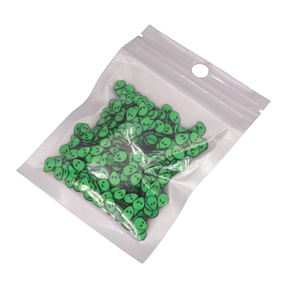 30g Smile Frog Monkey Bread Banana Alien Shape Polymer Clay Slices Sprinkles for Crafts Making DIY Slimes Acrylic Resin Filler