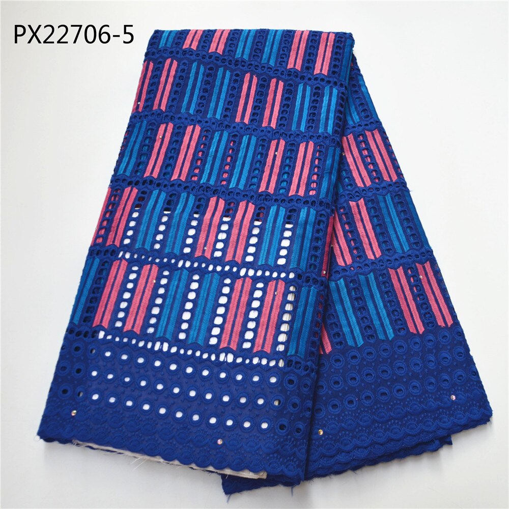 High Nigerian mixed-color cotton embroidered style women's wedding occasions