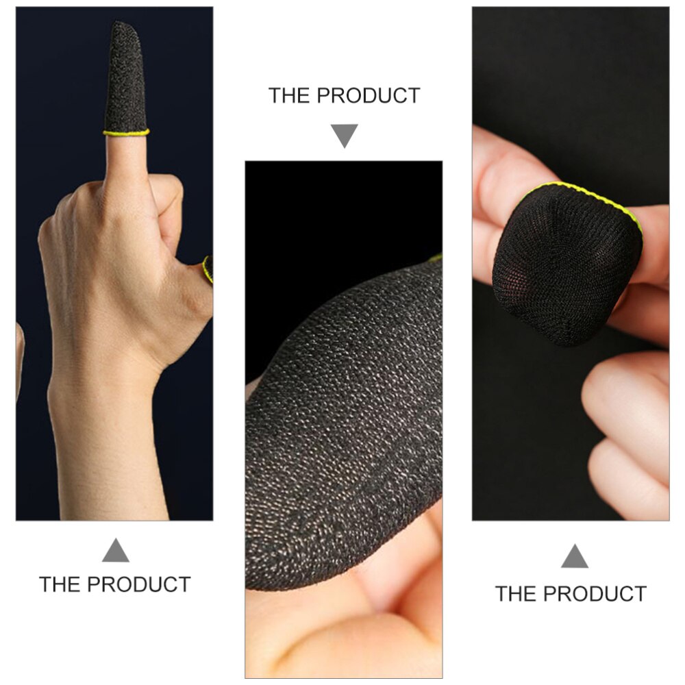 10 stück daumenhüllen für handy-gamecontroller, schweißabweisende fingerhüllen