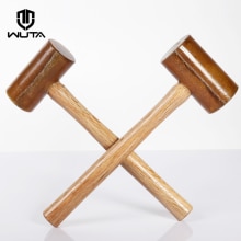WUTA 100% Rawhide-head Mallet Leather Craft Hammer Stamping Jewelry Leather Worker Craft Tool Good Buffering Capacity 48mm 42mm