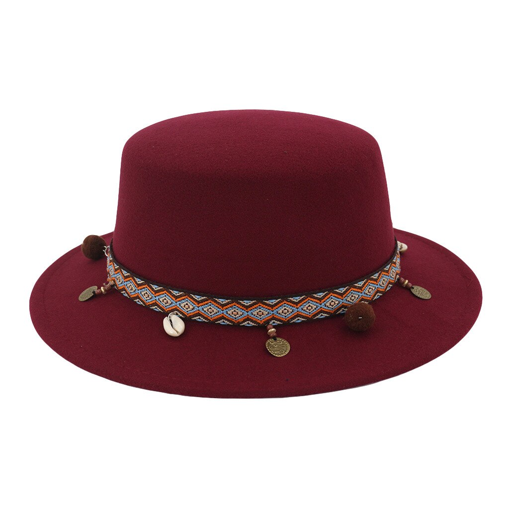 Panama Style Fedora Hat For Men & Women – Wool Felt Wide  display picture 2