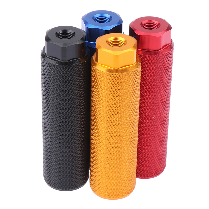 1 Uds. Clavija acrobática de pie de aleación para bicicleta BMX, clavijas de bicicleta con ejes de 3 y 8 pulgadas, clavijas de apoyo de plomo antideslizantes, accesorios para bicicleta