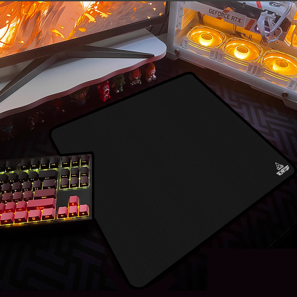 Control Mauspad Gamer 450x400mm Professionelle E-Sport Mauspad Gaming Speed Mousepad Reine Farben Tischpads Gummi Schreibtisch Matte: XXL / Black