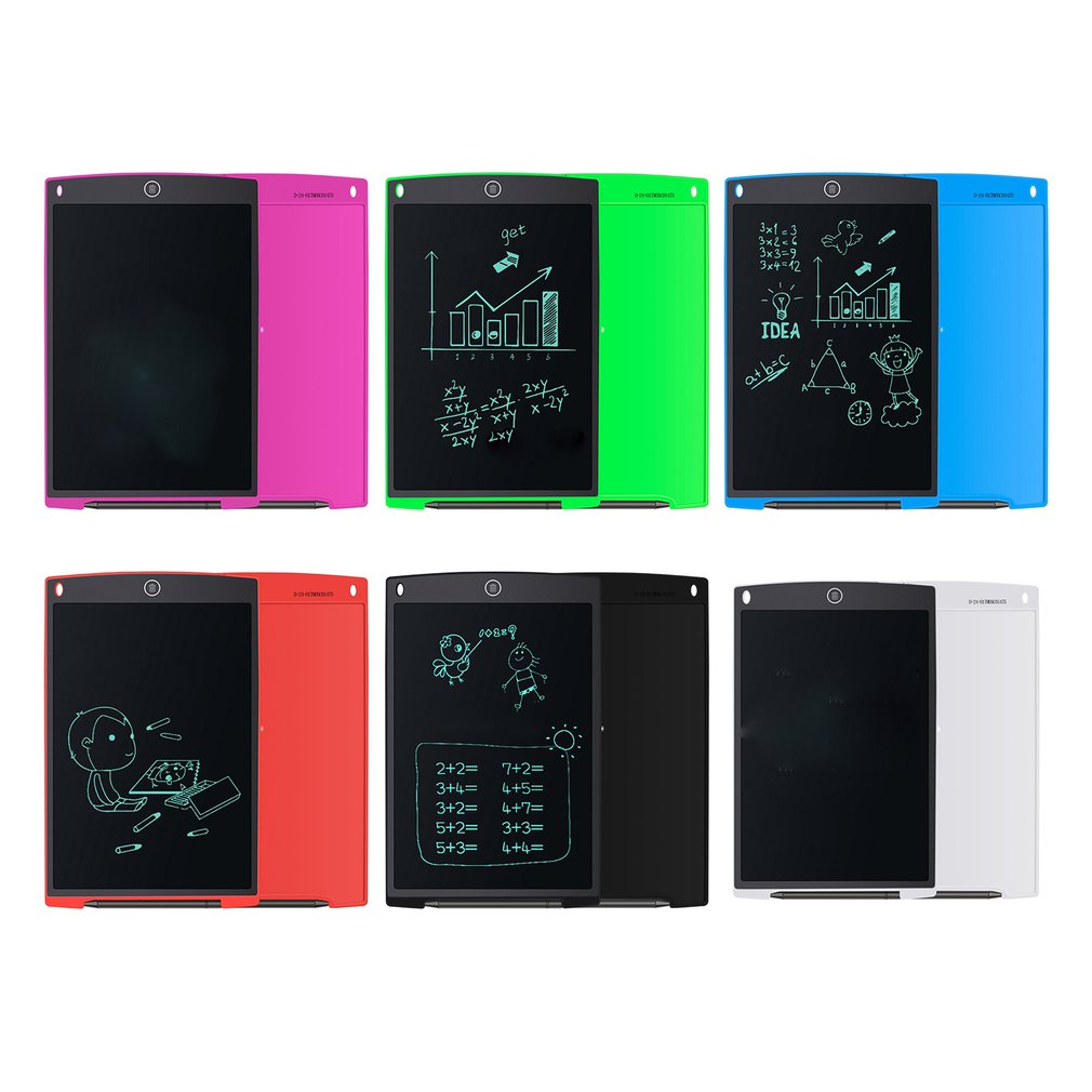 12-Inch Portable LCD Handwriting Board Kids Scrawl Drawing Tablet Notepad Electronic Writing Pad For Home Office