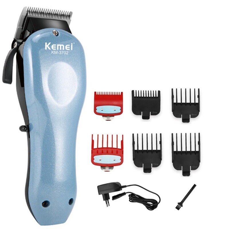 Kapper Pro Tondeuse Man Oplaadbare Tondeuse Elektrische Haar Snijder Professionele Snijmachine Kit Kapsel Machine: 6pcs combs