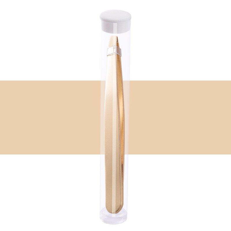 1PC Eyebrow Tweezers Eyelash Extension Sticker Volume Tweezers Bulk Accessories Stainless Steel Lash Tweezer Makeup Tools: With tube3
