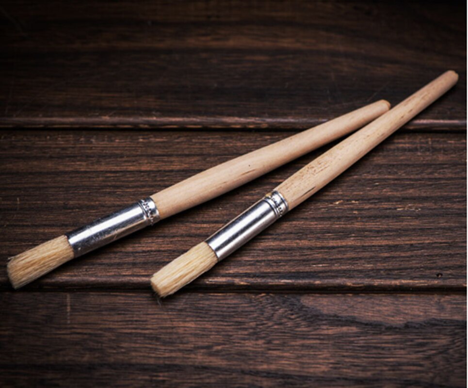 Kitchen Coffee Grinder Cleaning Brush Universal Coffee Bean Grinding Machine Clean Tools Wooden Handle Dusting Brushes