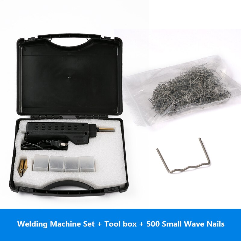 Car Bumper Repairing Machine Plastomer Welding Machines Welding Repairing Tool Staplers for Repairing Plastics Parts: set 3