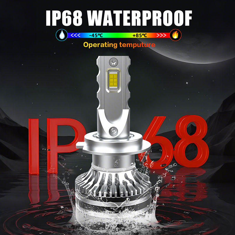 Faro LED para coche 880 5202 9005 9006 9012 H1 H4 H7 H11 luces para correr de conducción automática luz brillante accesorios para coche haz alto y bajo