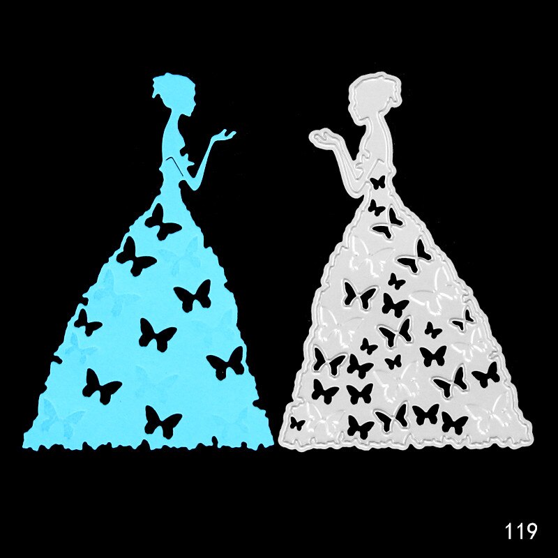 DIY Romantic Wedding Decoration cutting dies stencils embossing card for scrapbooking card album decorative metal crafts.: Dies-119