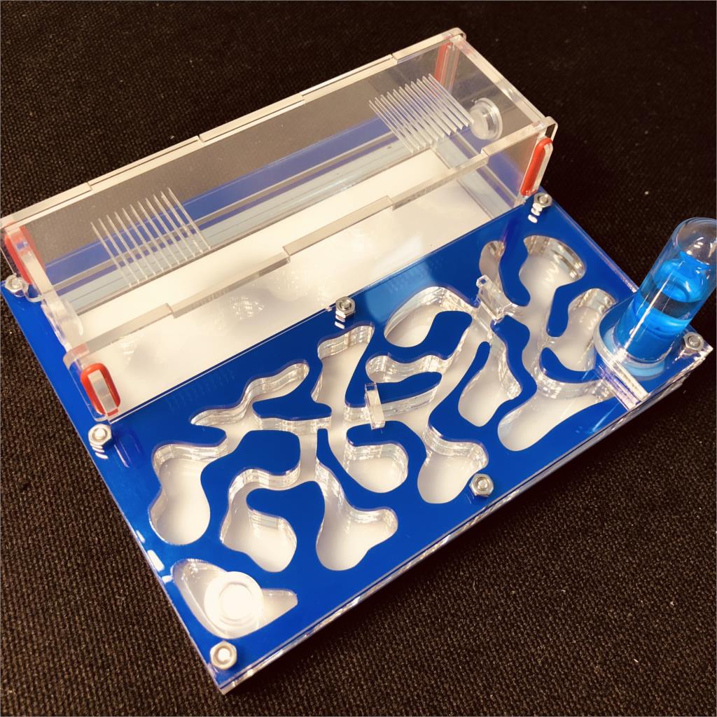 150mmx110mm test tube Moisture big space Ant Nest ,Ant Farm Acrylic, Insect ants Villa House Ants Ecological Workshop: deepblue