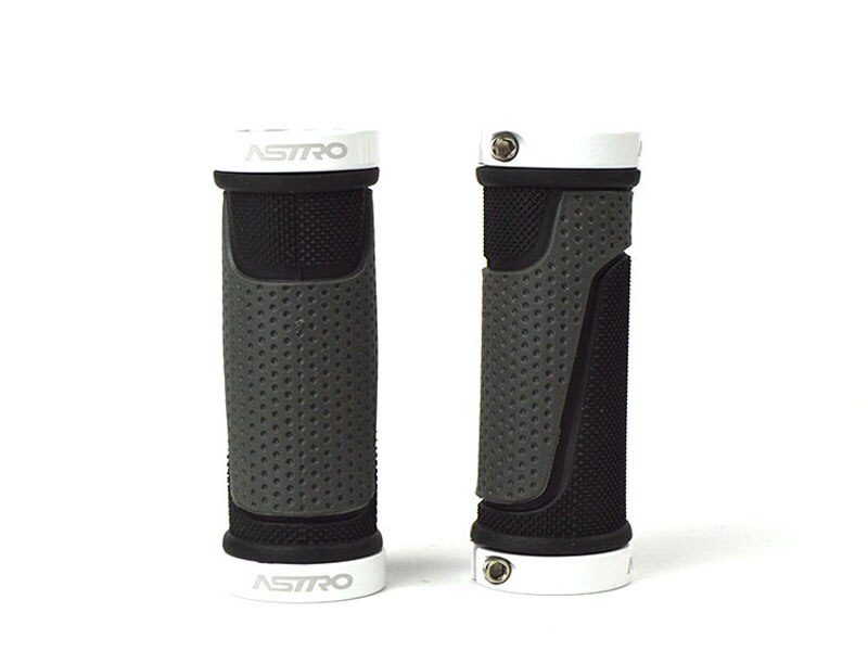 Punho para guidão de bicicleta, punho macio de borracha para bicicleta de montanha, acessórios de bike bzt041, 90mm: WHITE