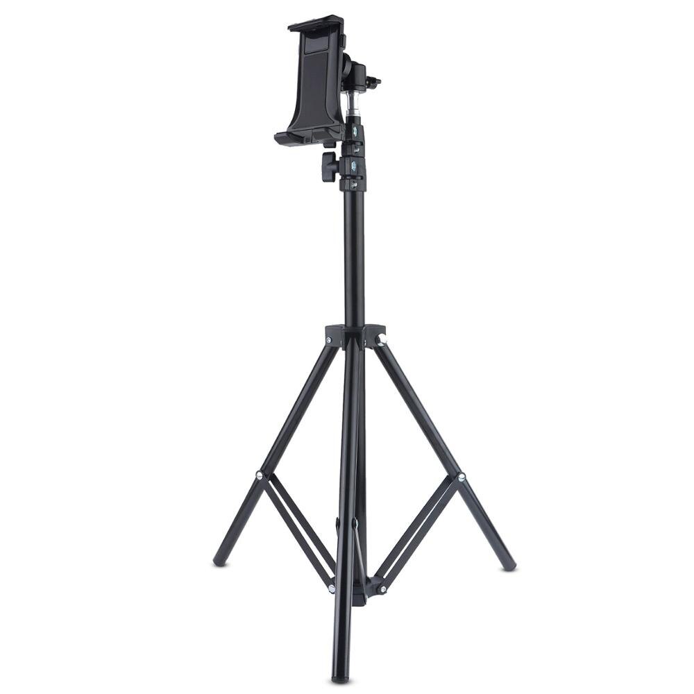 Trépied sur pied pour iPad pro 12.9 air 2 3 4 60 à 160 cm, support réglable pour tablette iPhone 12 mini pro promax, téléphone portable